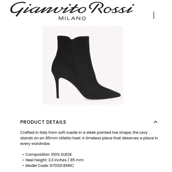 Gianvito Rossi Levy 85 Suede Boots from Italy - Picture 6 of 7
